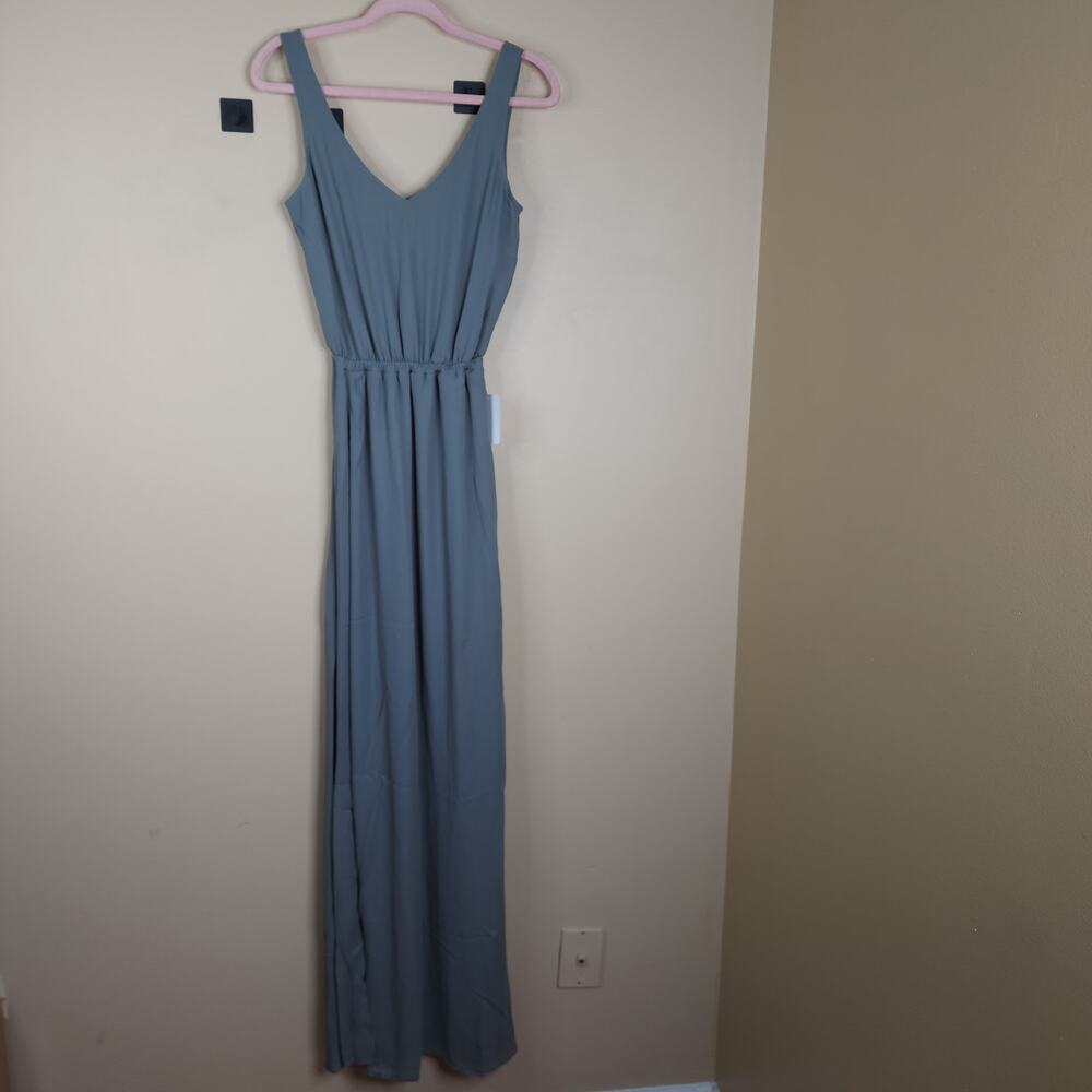 Show Me Your Mumu Kendall Maxi Dress in Soft Charcoal Women's Size XS